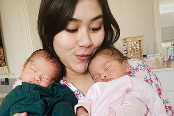 Dikaruniai Anak Kembar, Syahnaz Sadiqah Mengaku Sempat Stres hingga Jambak-Jambak Rambutnya Sendiri