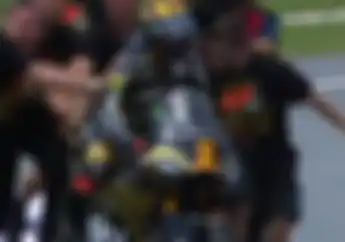Kocak! Video Francesco Bagnaia Kehabisan Bensin Pas Mau Selebrasi