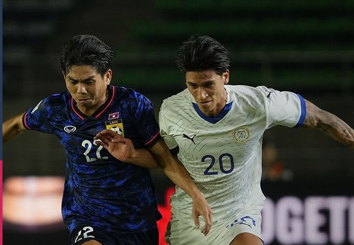 Filipina vs Laos di ASEAN Cup 2024, di New Laos National Stadium, Minggu (15/12/2024).