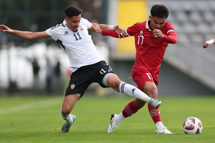 Saddil Ramdani saat membela timnas Indonesia vs Libya di Turki, Selasa (2/1/2024).