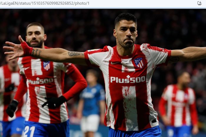 Penyerang Atletico Madrid, Luis Suarez, selangkah lagi jadi pengganti junior Lionel Messi di River Plate.