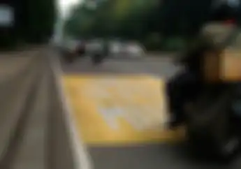 Simak! 50 Polisi Bakal Jaga Jalur Khusus Motor di Jl Thamrin