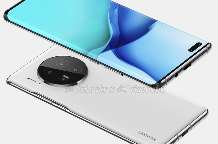 Bocoran render lain dari perangkat Huawei Mate 40 Series.