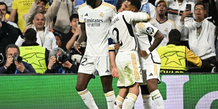 Hasil Liga Champions - Dibobol Gol 108 Detik, Real Madrid Gagalkan Kemenangan Man City