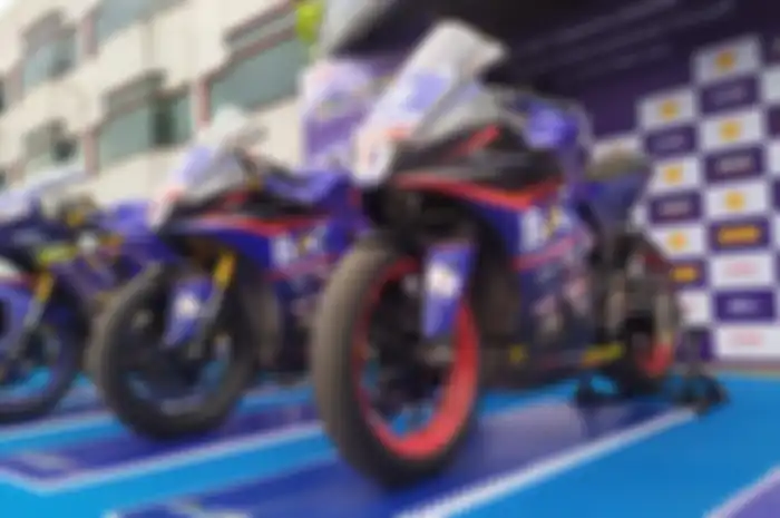 Motor bernomor 69 yang dibesut Yoga Adi dan Nicky Hayden pakain ban slick yang mengantarkannya juara Yamaha Endurance Festival 2022. 