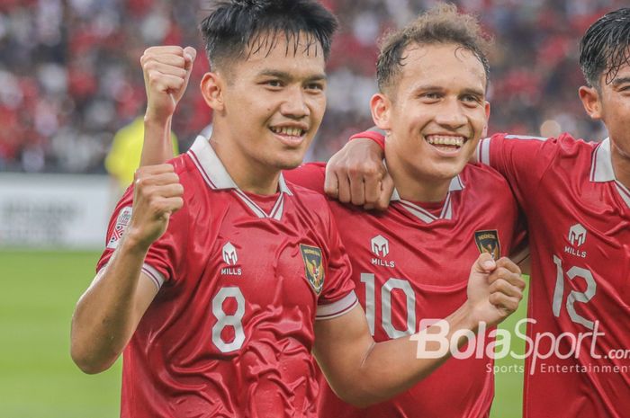 Dua penggawa Timnas Indonesia, Witan Sulaeman (kiri) dan Egy Maulana Vikri (kanan).