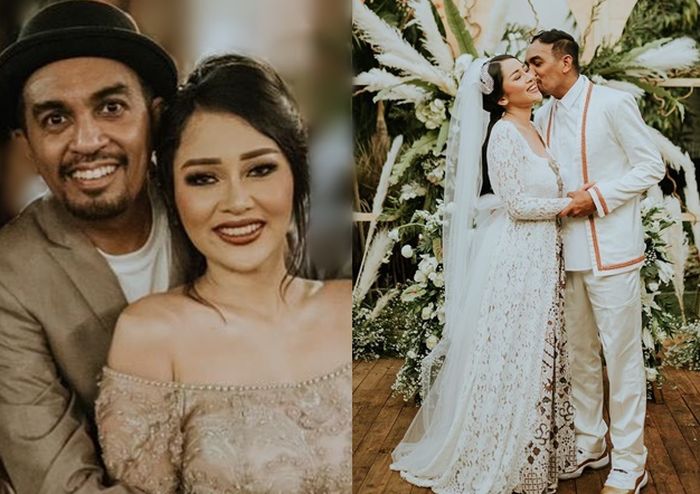 Istri Glenn Fredly, Mutia Ayu ternyata tengah hamil besar.