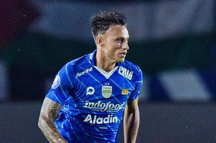 Gelandang asal Italia milik Persib Bandunh, Stefano Beltrame.