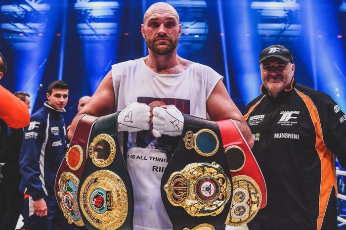 Mantan juara dunia tinju kelas berat asal Inggris, Tyson Fury