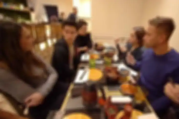 Ryochin dan Luna Maya makan bersama