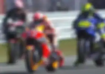 Ketat! Starting Grid MotoGP Belanda, Marc Maquez Urutan Pertama Valentino Rossi  Mengancam
