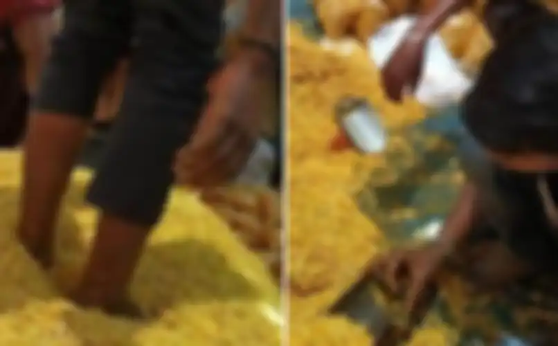 Cara pengemasan snack curah di India