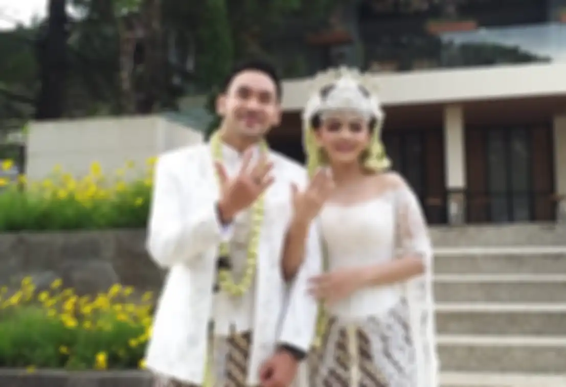 Jenita Janet dan Danu Sofwan baru saja melangsungkan akad nikah di Green Forest Bandung, Jawa Barat, Rabu (11/11/2020).