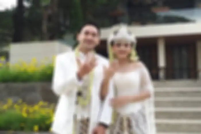 Jenita Janet dan Danu Sofwan baru saja melangsungkan akad nikah di Green Forest Bandung, Jawa Barat, Rabu (11/11/2020).