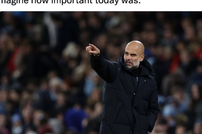 Pelatih Manchester City, Pep Guardiola.