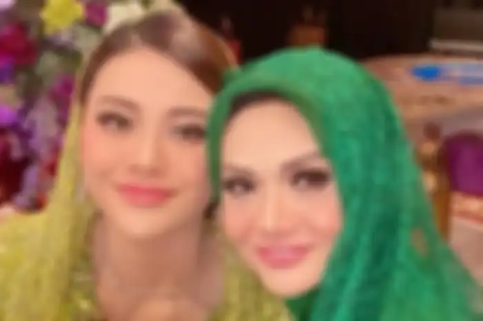 Aurel Hermansyah bersama Krisdayanti