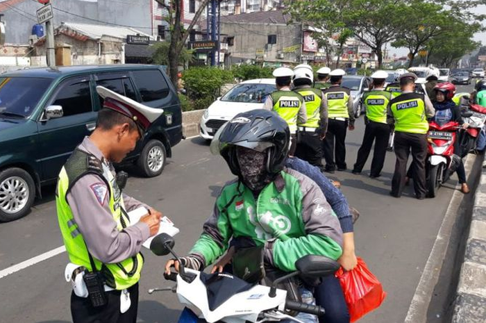 Ilustrasi razia Operasi Zebra 2018.