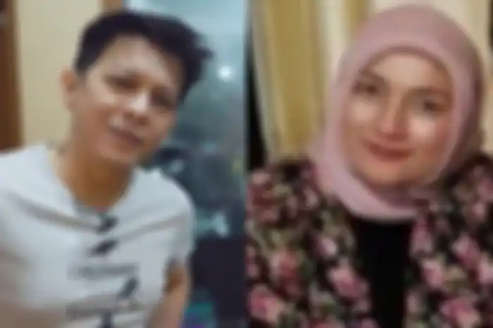 Kolase foto Ariel NOAH dan Sarah Amalia