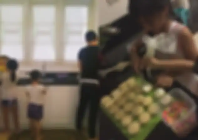 Dapur di rumah Taufik Hidayat