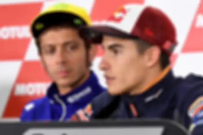 Valentino Rossi dan Marc Marquez