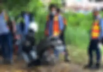 Pelek dan Ban Dimaling, Honda Scoopy Ini Hanya Tersisa Body dan Mesin