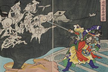 Dalam mitologi Jepang, Susanoo dikenal sebagai dewa badai. Ia adalah salah satu adik dewi matahari Amaterasu. Dalam kisahnya, Susanoo kerap membuat masalah dan membuat kesal sang kakak.