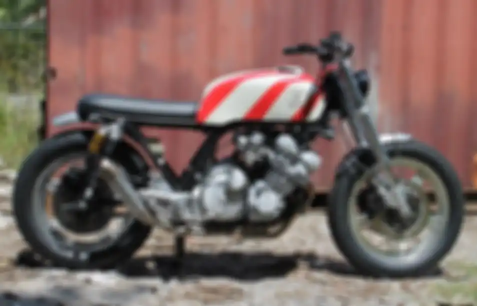 Honda CBX custom brat style garapan Cafe Racer SSpirit, Spanyol.