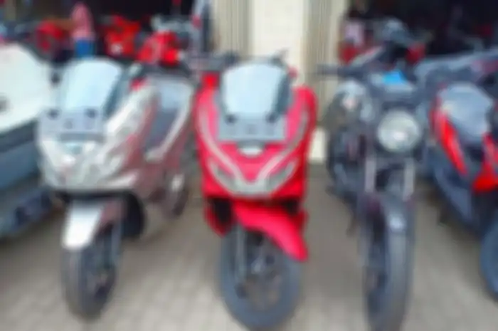 Ilustrasi dealer motor Honda.