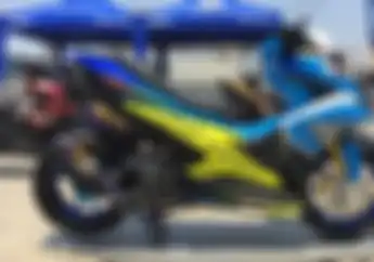 Keren Abis... Yamaha Aerox Dikelir Livery Lawas Valentino Rossi, Sukses Jadi Perhatian