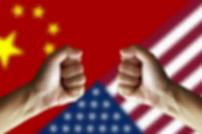 Ilustrasi perang teknologi Amerika vs China yang diprediksi akan berlanjut dan dinilai pakar membutuhkan strategi baru. 