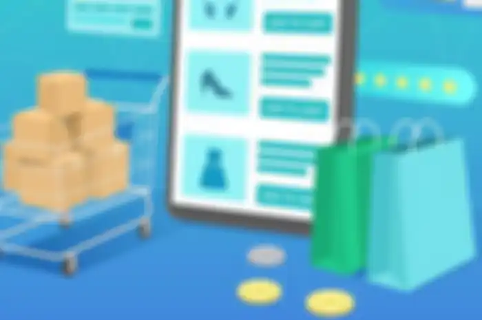 ilustrasi belanja online