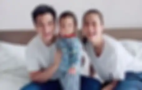Keluarga Paula Verhoeven dan Baim Wong.
