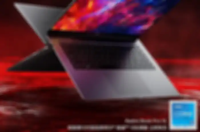 Poster RedmiBook Pro 15 yang telah ditingkatkan dengan prosesor Intel Core i5-12500H.