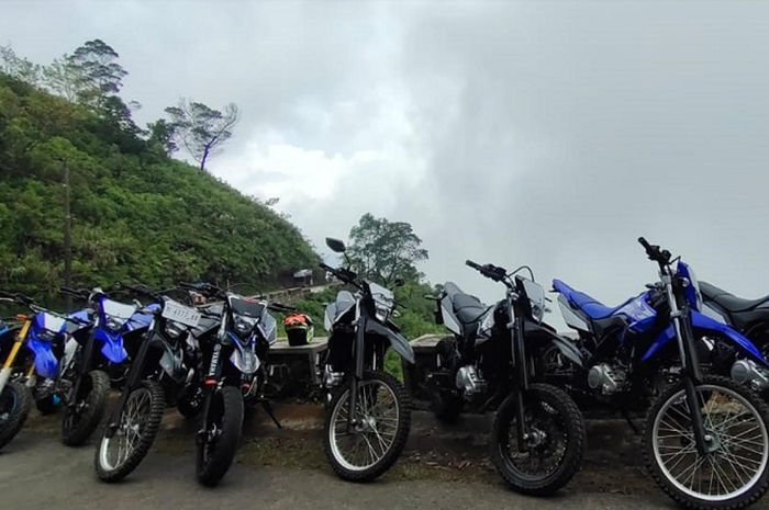 Trabasan Yamaha WR 155 R eksplorasi area gunung di Jawa Tengah dan Yogyakarta.