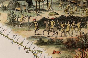 Kontak orang-orang Jawa dengan Australia. Orang-orang Jawa yang memutuskan bekerja di Kaledonia Baru, dikirim dengan kontrak berdurasi lima tahun.