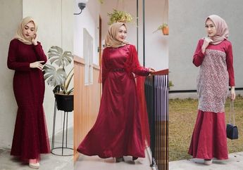 3 Ide Busana Lebaran untuk Pecinta Warna Merah, Menyala dan Elegan di Hari Raya