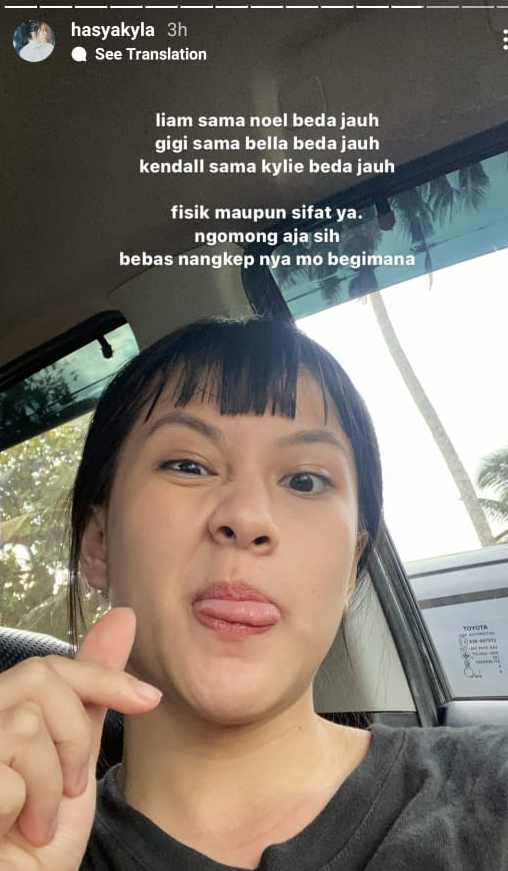 Instagram story Hasyakyla