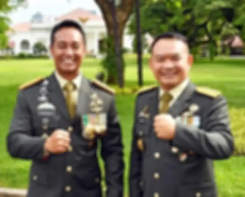 Foto Jenderal Andika Perkasa yang baru dilantik sebagai Panglima TNI dipuji setinggi langit oleh Abu Janda di akun media sosial miliknya.