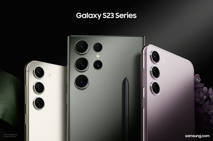 Samsung Galaxy S23 Series yang diantaranya Samsung Galaxy S23, Samsung Galaxy S23 Plus dan Samsung Galaxy S23 Ultra