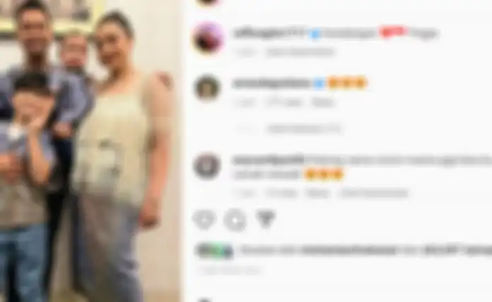 Outfit keluarga RaffiAhmad dan Nagita Slavina saat hadiri akad nikah Kaesang-Erina