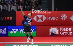 Hasil Indonesia Open 2023 - Rekor Terjaga Sempurna, Jonatan Gebuk Andalan Prancis