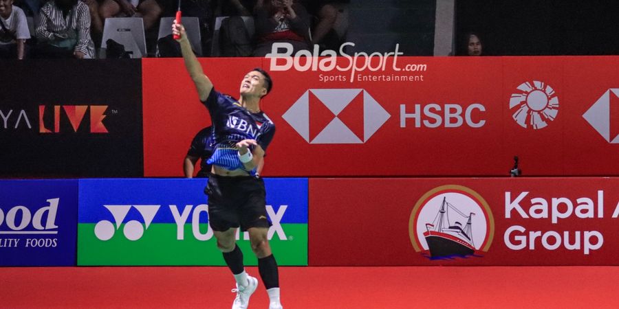 Hasil Indonesia Open 2023 - Rekor Terjaga Sempurna, Jonatan Gebuk Andalan Prancis