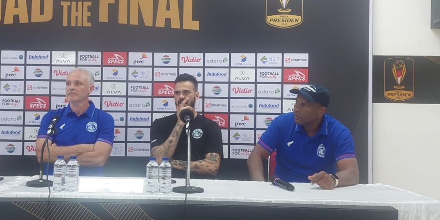 Piala Presiden 2024 - Jelang Final Pelatih Arema FC Puas dengan Peforma Pemain Lokal dan Asing