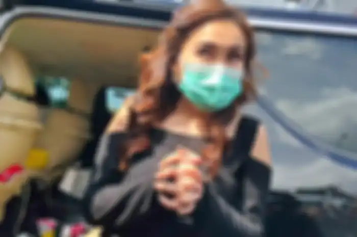 Ayu Ting Ting saat dijumpai Grid.ID di kawasan Kapten Tendean, Jakarta Selatan, Selasa (8/12/2020)
