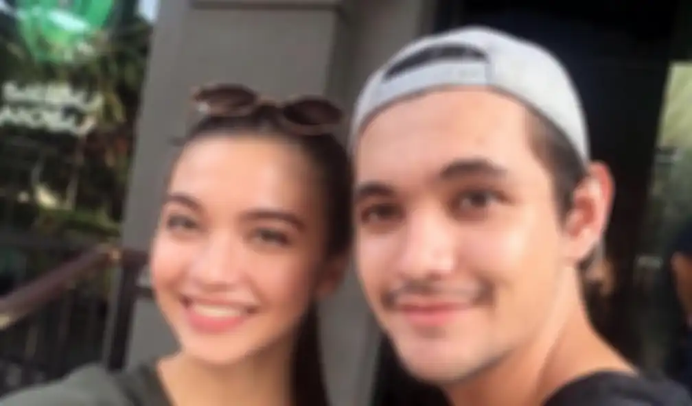 Foto kenangan Angela Gilsha dan sang adik, Marco Panari
