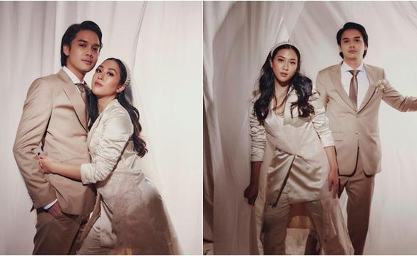 Foto pernikahan Sherina dan Baskara