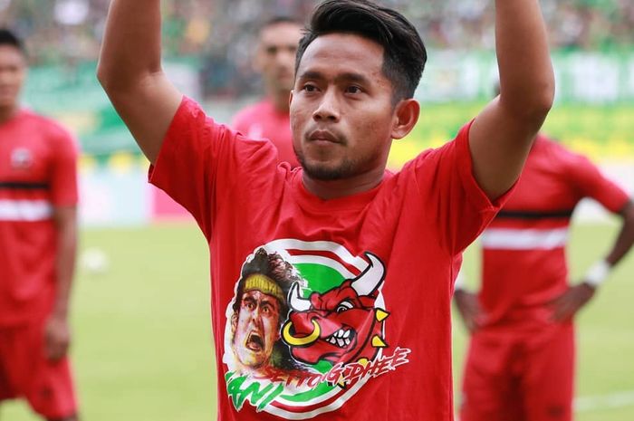 Pemain Madura United, Andik Vermansah siap bermain melawan Persebaya di Piala Presiden 2019.