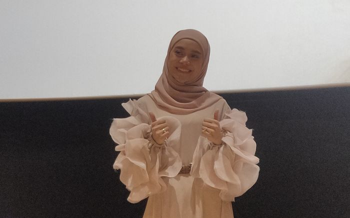 Lesti Kejora di FX Sudirman, Jakarta Pusat, Jumat (15/7/2022).