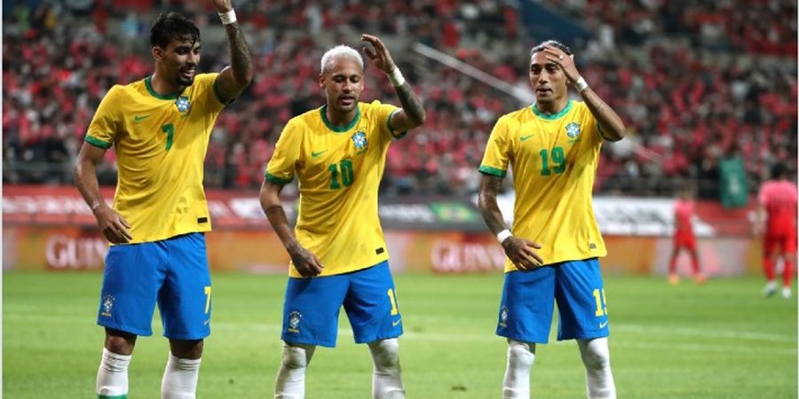 PIALA DUNIA - Ngerinya Kedalaman Skuad Timnas Brasil: Setiap Lini Punya Serep Ciamik, 6 Penyerang Tampil Gacor di Eropa