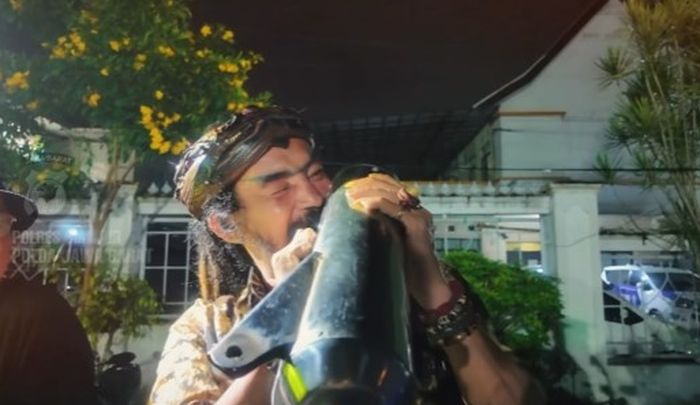 Limbad Gigit Knalpot Brong Saat Razia di Cianjur